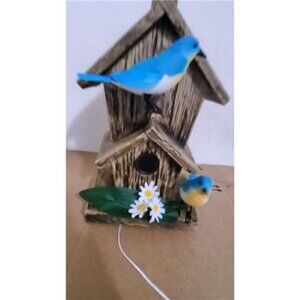 Singing Birds on House Animated Decor 12&#034;